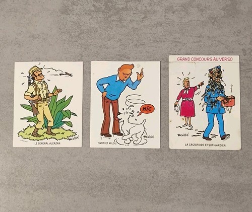 Lot stickers tintin vache - lot,