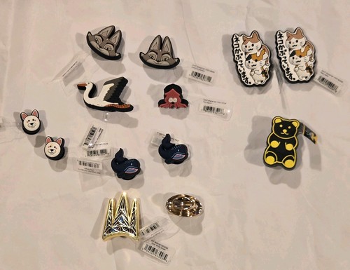 Pins and shoes charms - pins,