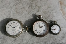 lot de 3 montres de gousset
