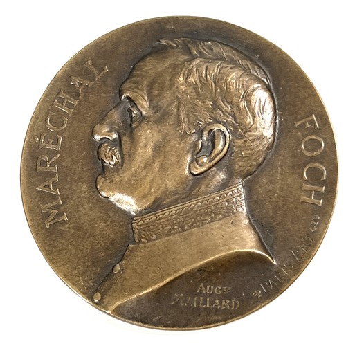 Plaque bronze fonte uniface - uniface, du