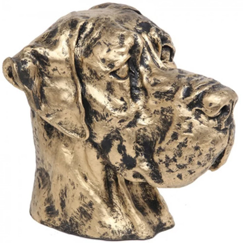 Statue chien tête - statue,