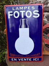 ancienne plaque émaillée