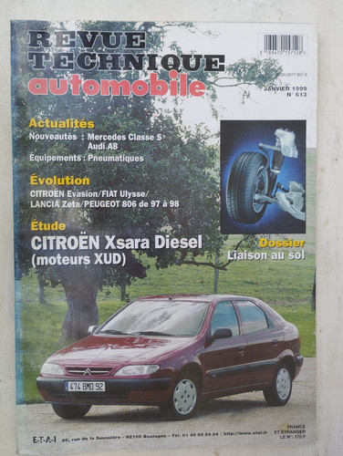 Revue technique citroën xsara - revue,