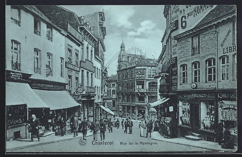 Cpa charleroi rue la - cpa,