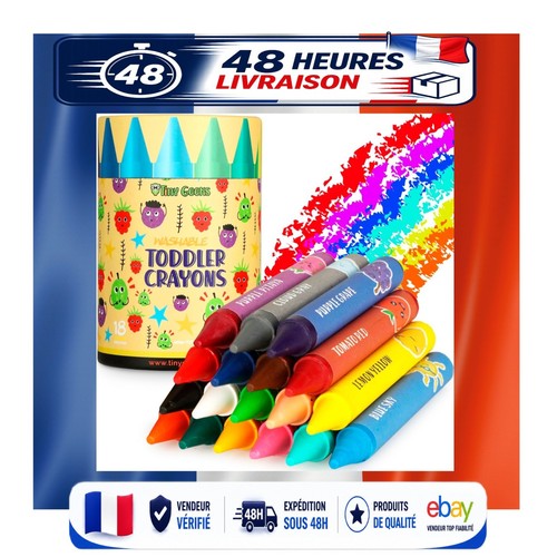 Crayons jumbo couleurs - crayons,