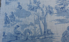 Toile de Jouy ancienne Coupon