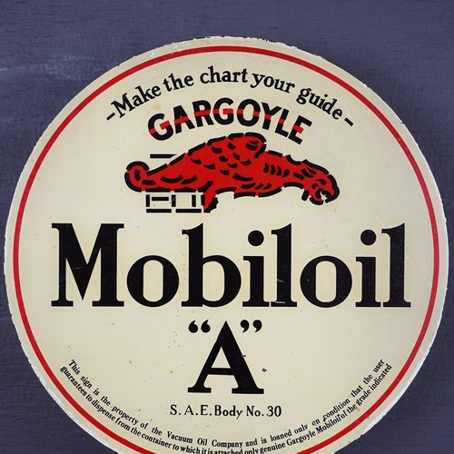 Mobiloil lubester tin - "a',