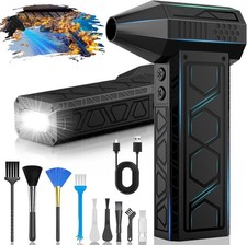 HSTOP - MINI SOUFFLEUR D'AIR COMPRIMÉ - DÉPOUSSIÉREUR ÉLECTRIQUE AVEC LAMPE