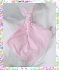 Doudou Peluche Lapin Rose Avec
