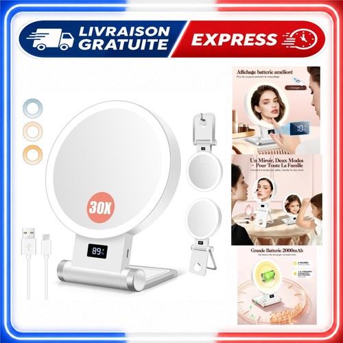 Miroir maquillage lumineux