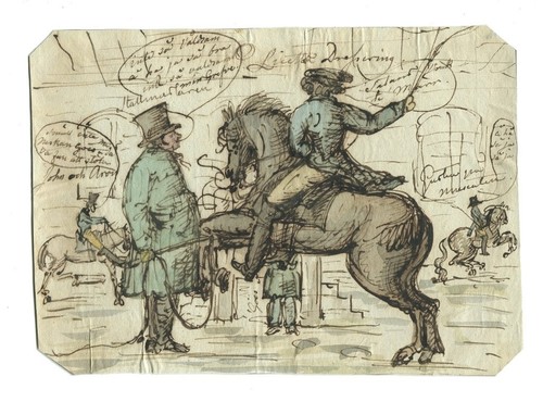 Intéressant dessin équestre - intéressant,