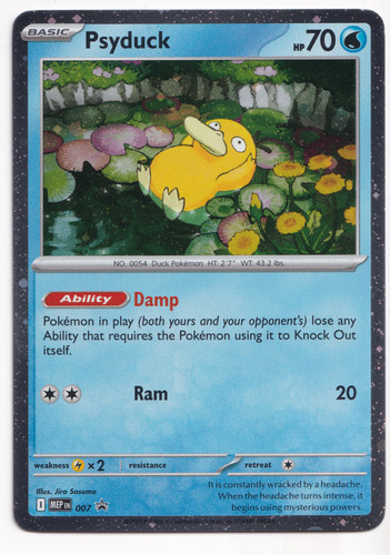 Pokemon tcg psyduck 007 - psyduck, promo