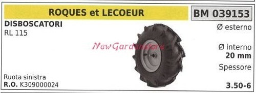 Roue gauche roques lecoeur - roue,