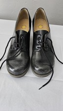 Dr. Doc Martens Danielle Heeled Booties Oxfords Women US 8 Black DIVA Collection