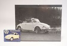 Old Original Photo VW Beetle Cabriolet Aalen AA Nostalgic Plate
