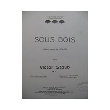 STAUB Victor Sous Bois Piano