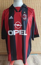 Milan Match Worn Shirt 1998 1999 Beloufa Football Serie A Jersey