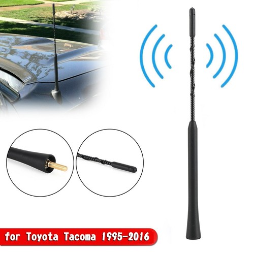 Noir antenne mât am - 11",