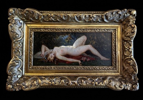 Tableau ancien xixe huile - ancien, sur