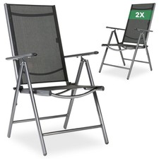 AREBOS Chaise jardin pliante