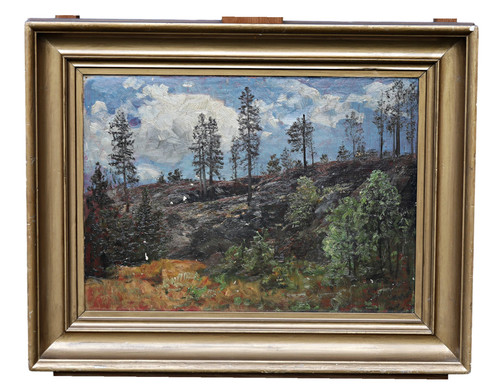 Huile sur toile - ,