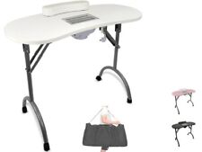 TABLE DE MANUCURE AVEC ASPIRATEUR PLIABLE TRASPORTABLE + SAC Ne pèse que 12 KG !