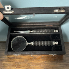 Office Set Magnifier and Letter Opener in Original Box »