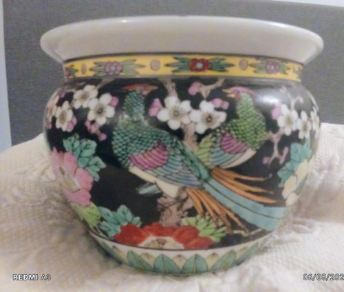 Cache pot japonais vintage - cache-pot,