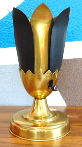 Mcm art deco solid - deco, brass
