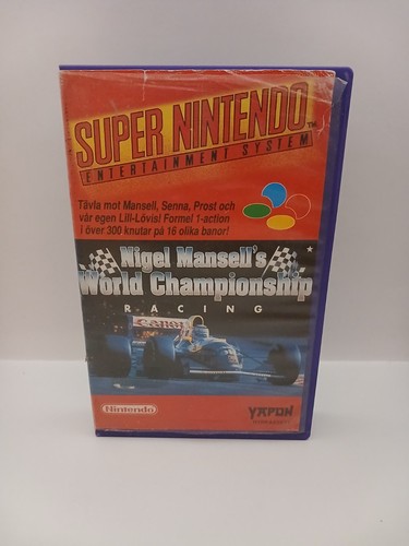 Jeu snes nigel mansell - mansell's, world