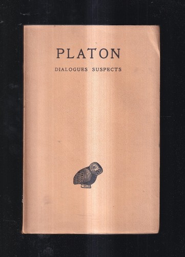 Platon dialogues suspects - platon:,