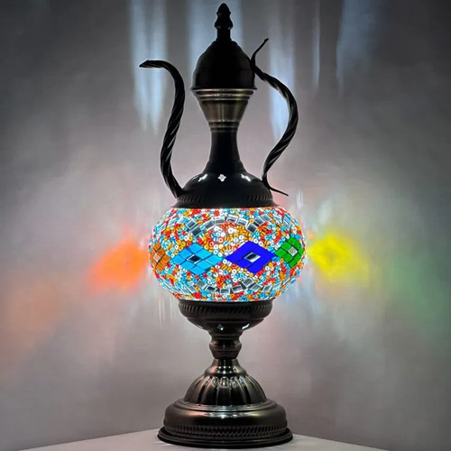 Lampe table verre style - en,