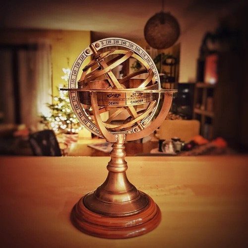 Sphère armillaire laiton - armillaire, en