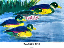 Walasse Ting Four 4 Ducks 1988 French Fine Art Poster 32 x 42-3/4