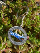 SILVER VINTAGE ENAMEL