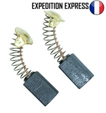 Paire de charbons pour moteur électrique 6.5x7.5x13.5mm Universel Balais Brosses
