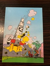 CARTE POSTALE 15X10 FRANQUIN SPIROU LES TRESORS DU JOURNAL DE SPIROU 1985 TBE