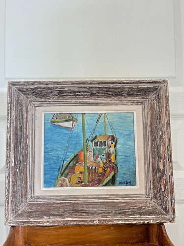 Ancien tableau peinture huile - peinture,