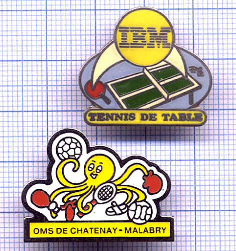 Pin tennis table ping - pin's,