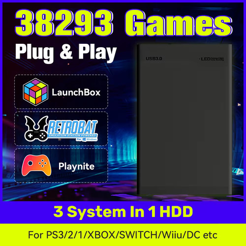 Disque dur gaming 500go rétro - 500go,
