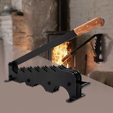 Couteau à copeaux fendeur de bûches fendeuse à main bois noir avec poignée