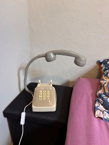 Lampe téléphone vintage - lampe,
