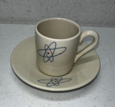 N.S. Savannah Espresso Demitasse Cup & Saucer, 1st Nuclear Merchant Ship~Rare!