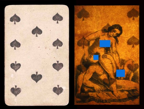 Carte jouer transparente - a,