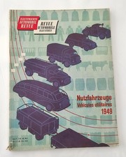 REVUE AUTOMOBILE ILLUSTREE 1949 VEHICULES UTILITAIRES   illustrierte Automobil
