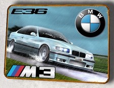 plaque métal vintage BMW M3 (E36)