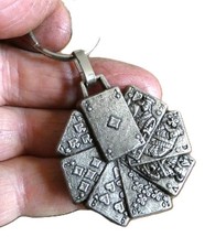 Ancien porte clé métal