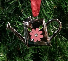 SILVER PLATED JEWELED ENAMEL
