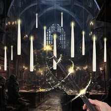 LED Bougie Flottantes, 12PCS Bougies Flottantes Suspendues, Halloween Bougies...