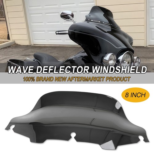 Black wave windshield - black,